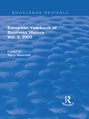 cover image of The European Yearbook of Business History